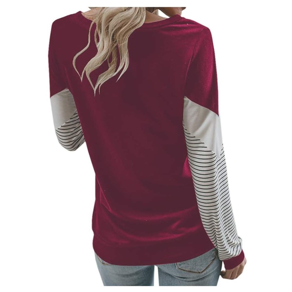 SYBIL Chevron Stripe Long Sleeve Top - Picture 2 of 8